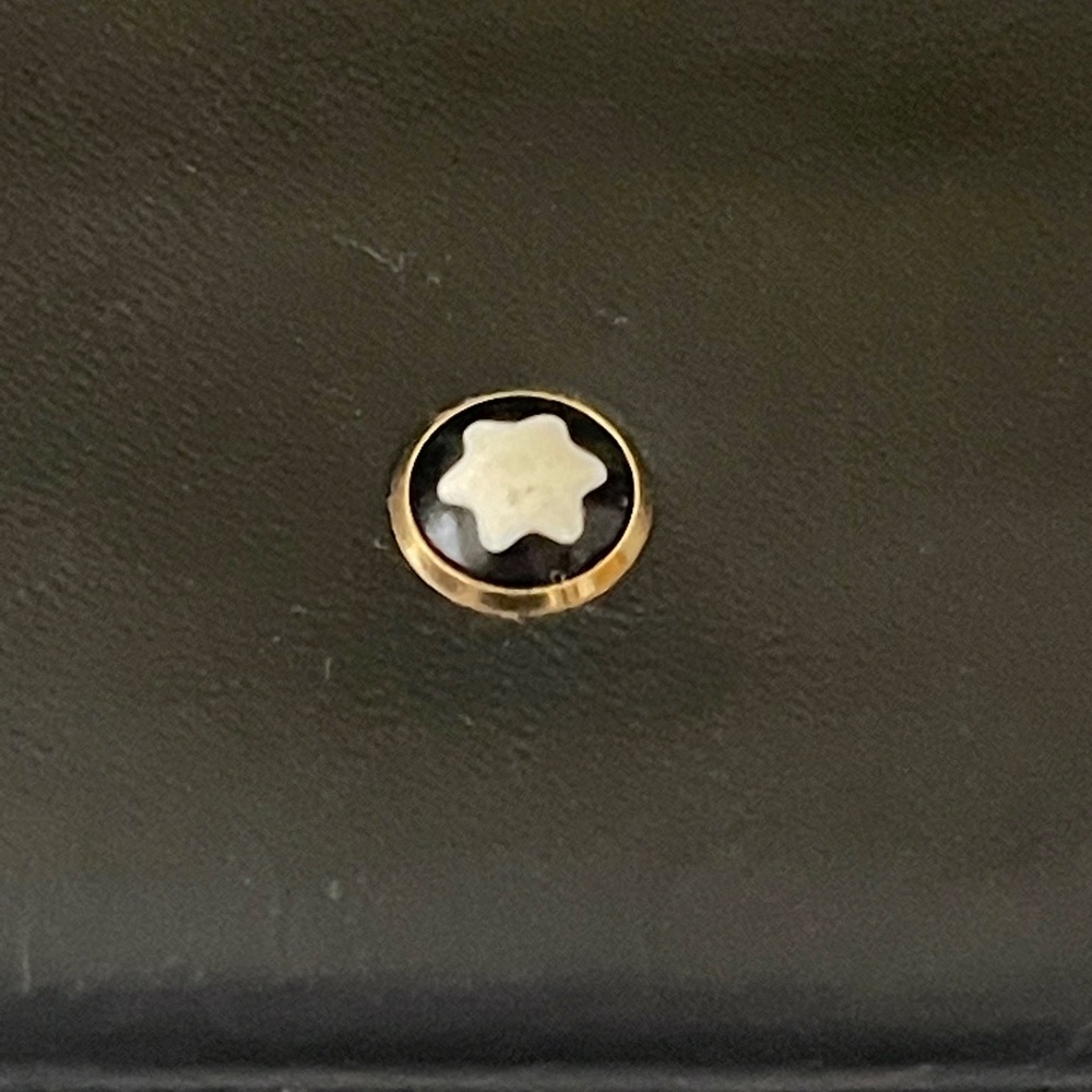 Mont Blanc Black Leather Wallet